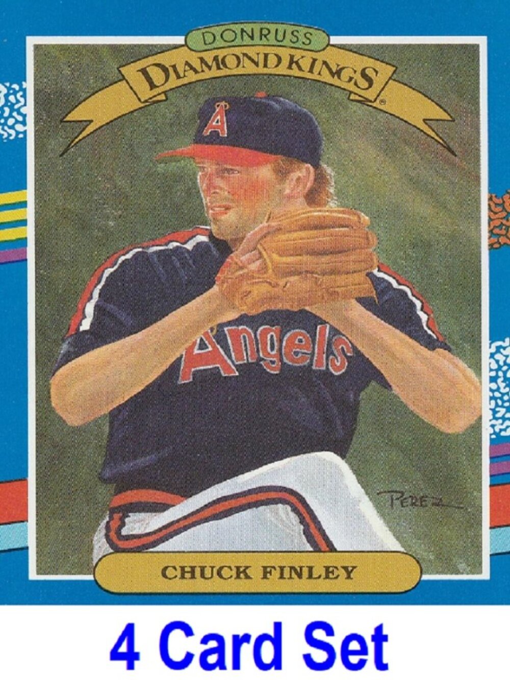 Chuck Finley Baseball Card Collection
